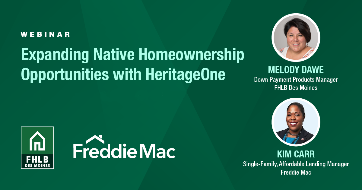 Webinar: Expanding Native Homeownership Opportunities with HeritageOne