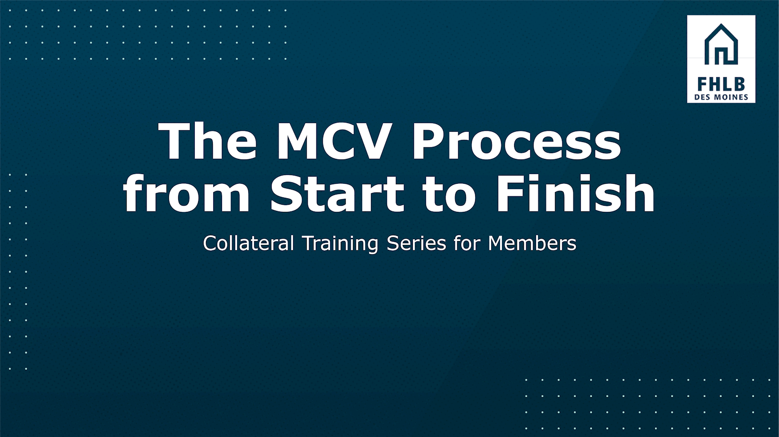 MCV: From Start to Finish